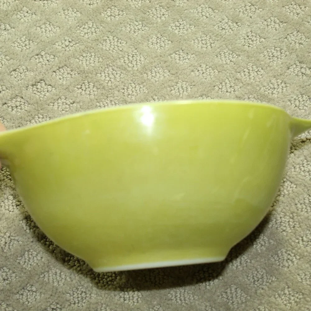4~Pyrex Verde Green Cinderella Nesting Mixing Bowl Complete 441 - 444 VGUC